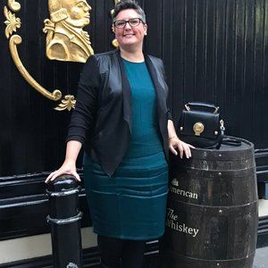 UNIVERSAL STANDARD Avenir Teal Dress in S (14/16)